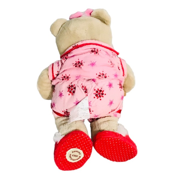 Starbucks Bearista Bear In Pajamas Limited Edition Plush Stuffed Coffee Bear - Picture 5 of 6